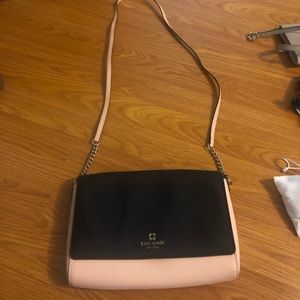 Kate spade pink and black purse